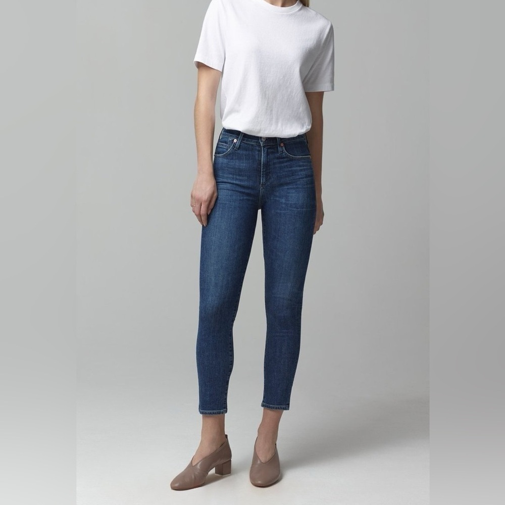 Citizens of Humanity Rocket Crop High Rise Skinny Jeans
